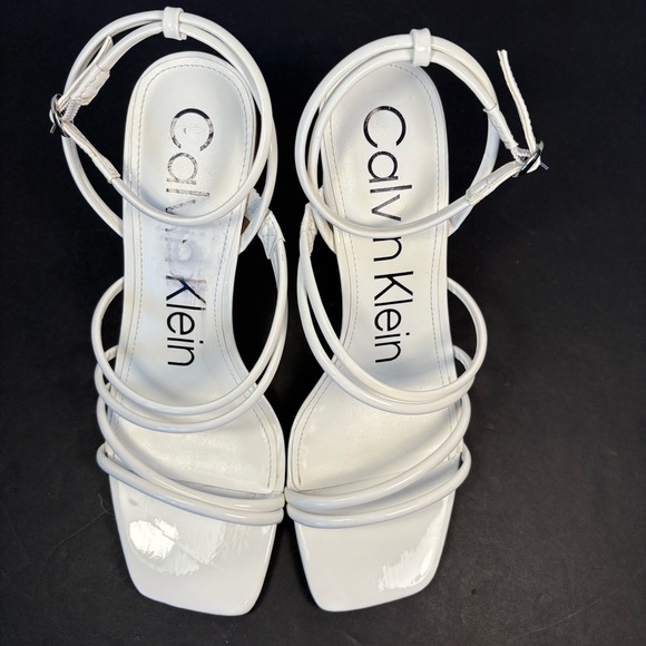 Calvin Klein Sizzle Strappy Chunky Heel Sandals Wmn’s Sz 9 - Picture 2 of 8